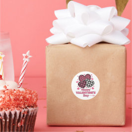 Funny Happy Valentine’s Day Love Stickers Runt Klistermärke