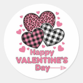 Funny Happy Valentine’s Day Love Stickers Runt Klistermärke