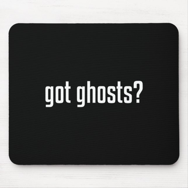 Funny Har Spöken Paranormal Investigator Ghost Lov Musmatta (Framsidan)