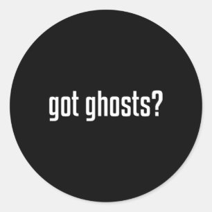 Funny Har Spöken Paranormal Investigator Ghost Lov Runt Klistermärke