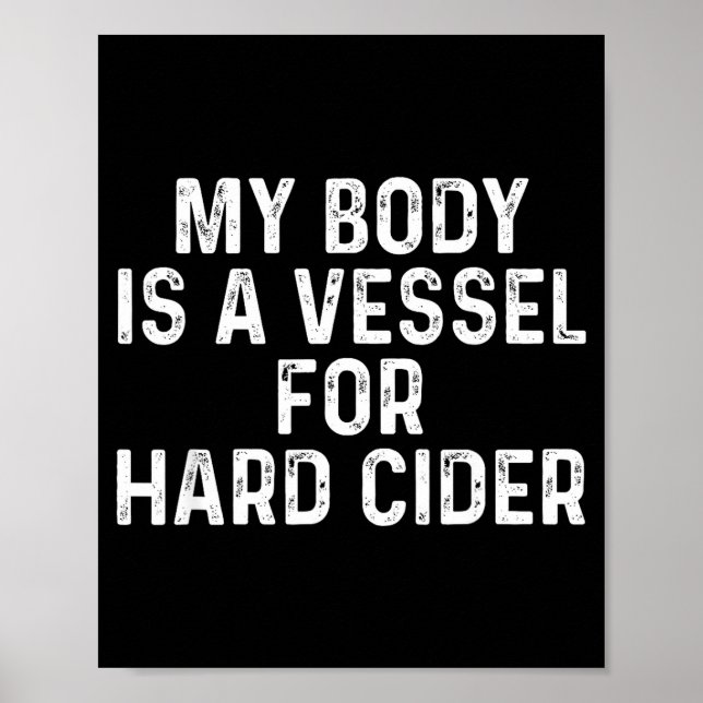 Funny Hard Cider  Poster (Framsidan)