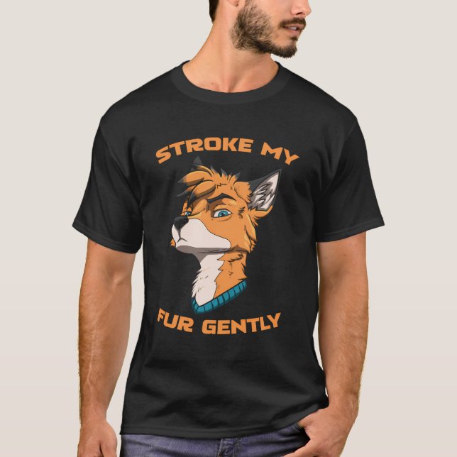Funny Hårig Fursona Cosplay - Hårig Fandom T Shirt (Framsida)
