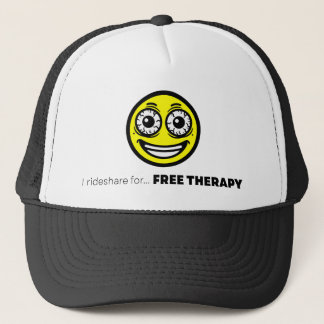 Funny Hat | Crazy Gult Emoji | Rideshare Humor Keps