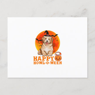 Funny Havanese Dog Halloween Happy Vykort