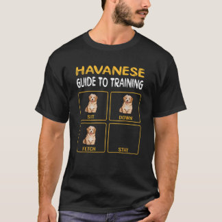 Funny Havanese Guide to Training Hund Trainer Obed T Shirt