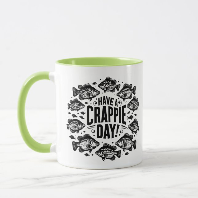 Funny Have a Crappie Day Fishing Mugg (Vänster)