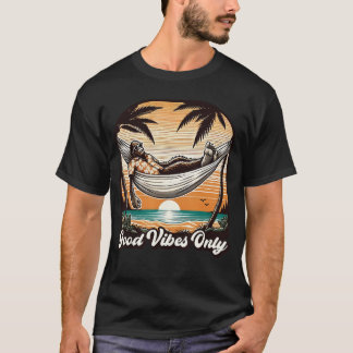 Funny Hawaiian Retro Beach Vacation Manar T Shirt