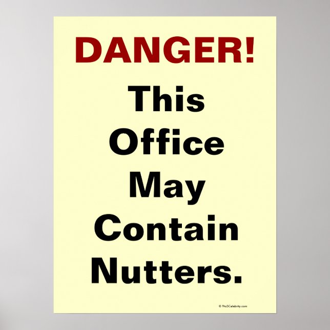 Funny Health and Safety Slogan Poster (Framsidan)