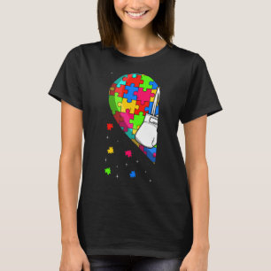 Funny Heart Boxing Autism Awareness Support Kärlek T Shirt