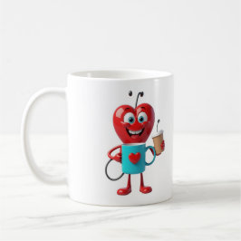 Funny Heart Coffee Mug Kaffemugg
