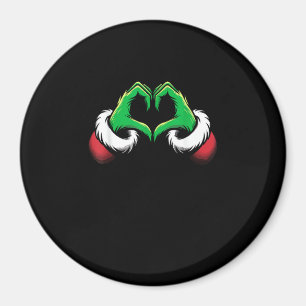 Funny Heart Händer jul Magnet