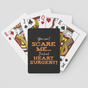Funny Heart Surgery Recovery "Skräm" Casinokort