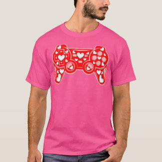 Funny Hearts Video Game Älskare Matching Sports Va T Shirt