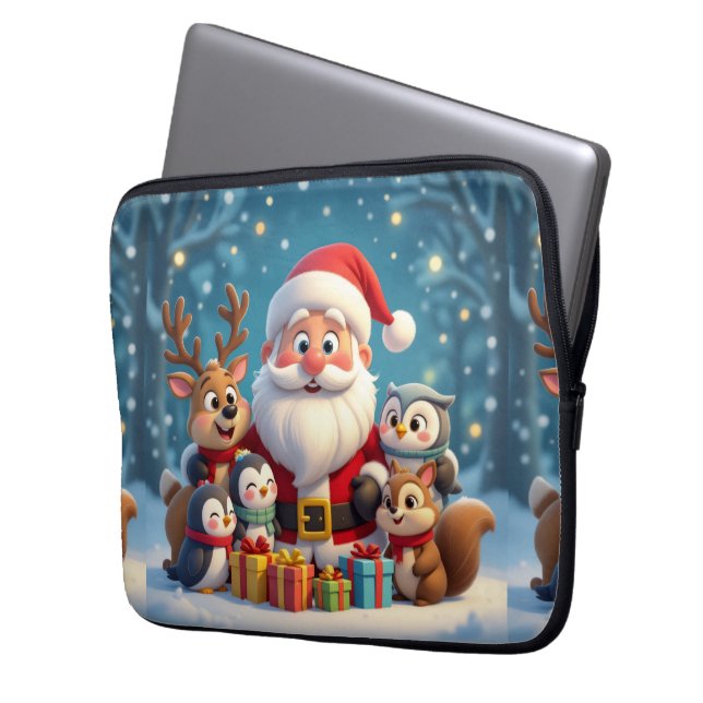 Funny & Heartwarming Design Electronics Bag Laptop Fodral (Framsidan Vänster)