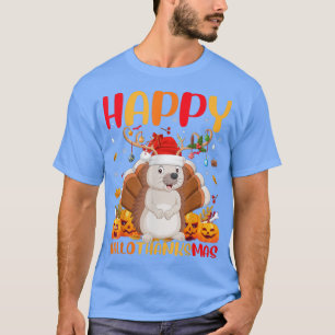 Funny Hedgehog Animal Lover Lycklig Hedgehog Hello T Shirt