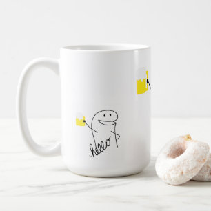 FUNNY HEJ TECKNAD ARBETSPLOYEE CO-WORKER GIFT MUGG