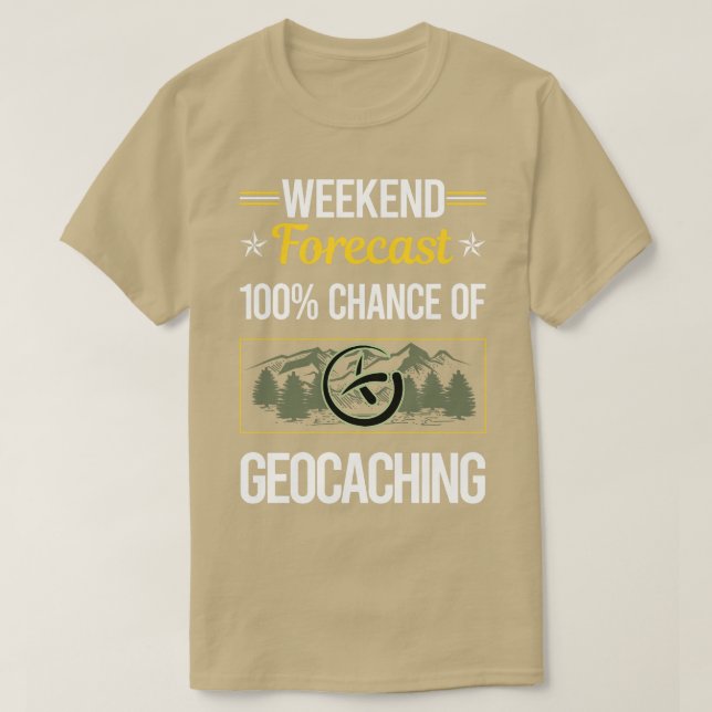 Funny Helg Geocaching Geocache Geocacher T Shirt (Design framsida)