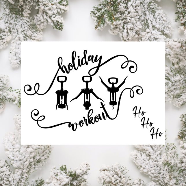 Funny Helgdag-julkort Helg Vykort (Skapare uppladdad)