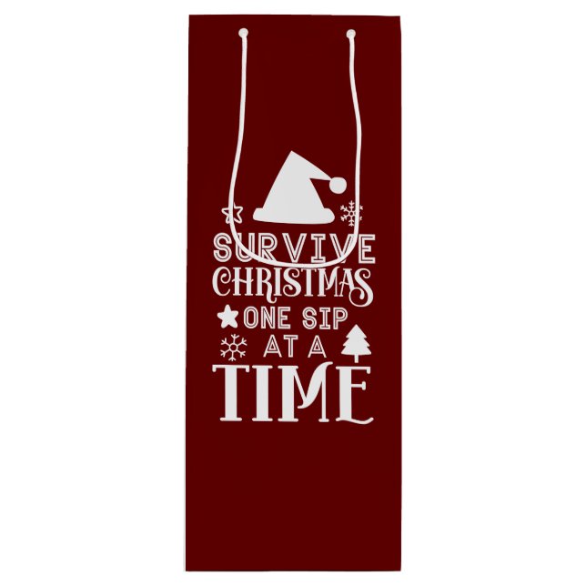 Funny Helgdag Vin Tote (Framsidan)