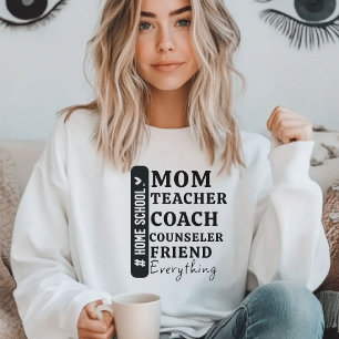 Funny Hem School Mamma Mors dag-gåvor T Shirt
