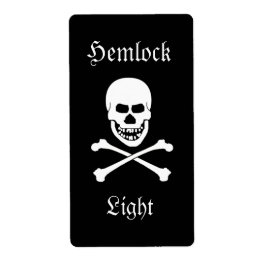 Funny Hemlock Poison Skull Crossbone Beer eller Vi Fraktsedel