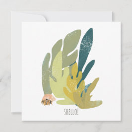 Funny Hermit Crab Kort