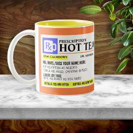 Funny Hett för förskrivning Tea Mugg