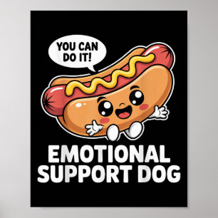 Funny Hett för support via e-post Hundar Pun Motiv Poster