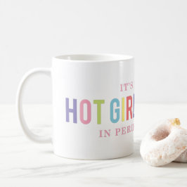 Funny Hett Girl Summer Perimenopause Mugg