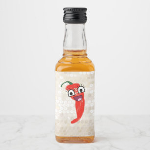 Funny Hett Pepper Spritflaskor Etikett