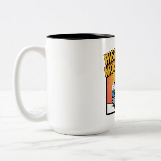 Funny Hibernation Mode Cat Winter Cozy Coffee Två-Tonad Mugg