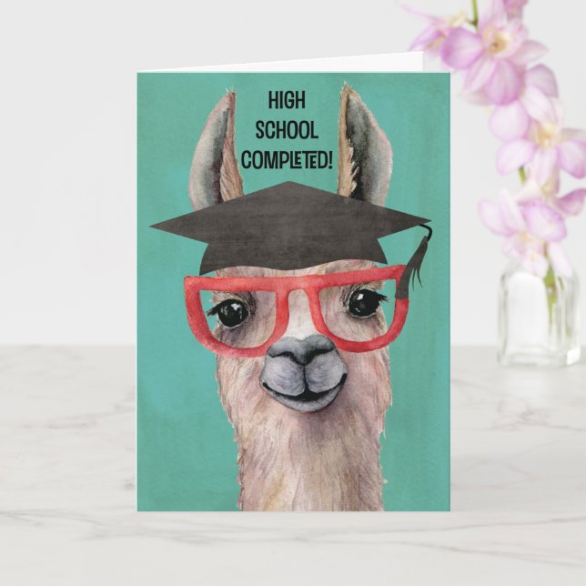 Funny High School Studenten Kort (Orkide)