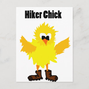 Funny Hiker-Chick, Tecknad Vykort