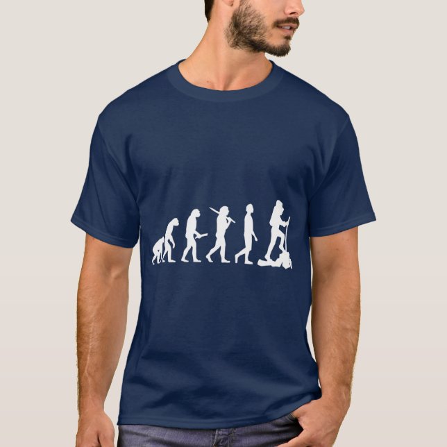 Funny hiking evolution  gift for hikers t shirt (Framsida)