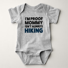 Funny Hiking Jersey Bodykostym för Baby T Shirt