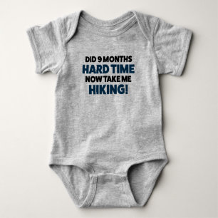Funny Hiking Jersey Bodykostym för Baby T Shirt