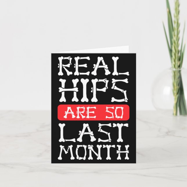 Funny Hip Replacement Bones Surgery Recovery  Kort (Framsida)