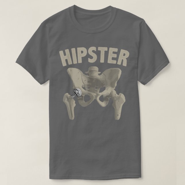 Funny Hip Surgery Gift Men Women Hip Replacement R T Shirt (Design framsida)