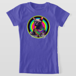 Funny Hippie Sphynx Cat T Shirt