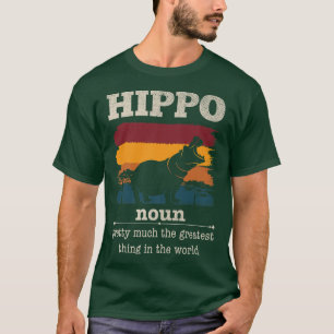 Funny Hippo Definition Coola Hippo Animals Humor H T Shirt