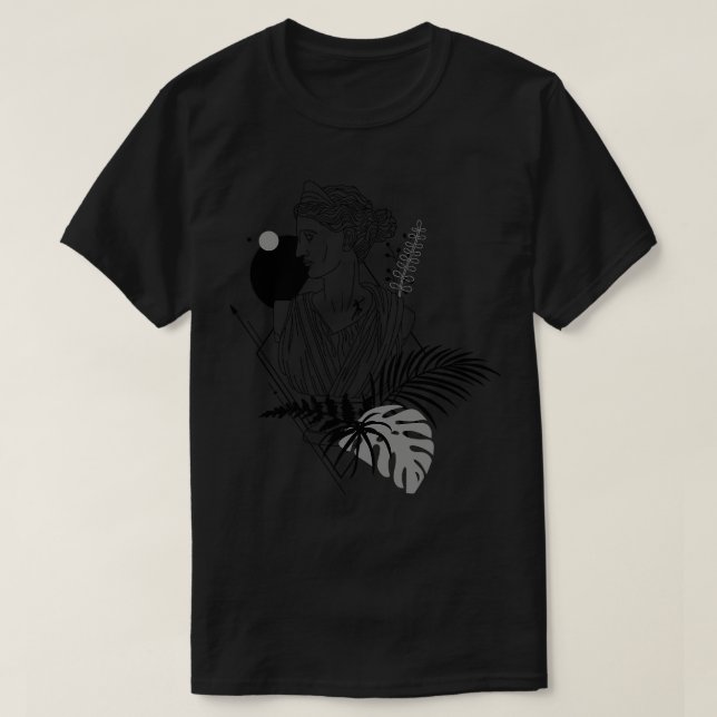 Funny Hipster Artemis Grekiska guddess Funny Grek  T Shirt (Design framsida)