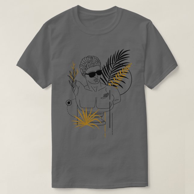 Funny Hipster Hermes grekiska Gud Funny Grek Mytho T Shirt (Design framsida)