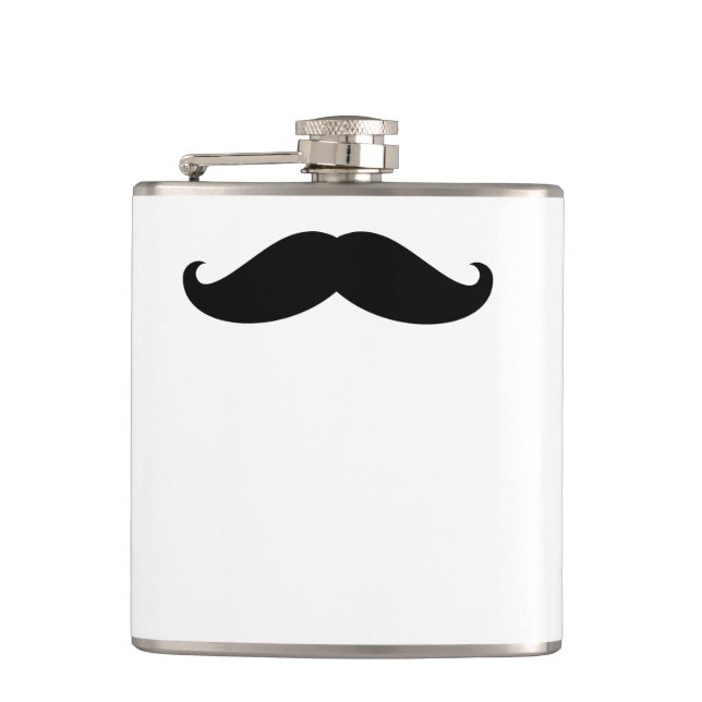 Funny Hipster Mustache Fickplunta (Framsidan)