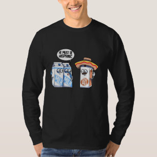 Funny Hispanic Soy Mjölk Vegan Foodie Joke Gag Dai T Shirt