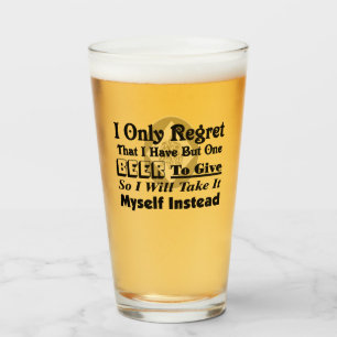 Funny Historic Beer Ord Glaskopp