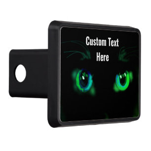 Funny Hitch Cover med Anpassningsbar Text och Cat  Dragkroksskydd