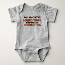 Funny Hjort Hunting Jersey Bodykostym för Baby