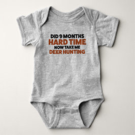 Funny Hjort Hunting Jersey Bodykostym för Baby T Shirt