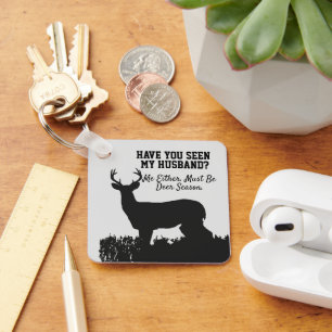 Funny Hjort Hunting Make Quote Nyckelring