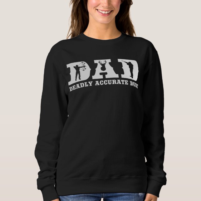 Funny Hjort Hunting PAPPA Deadly Exurate Coola F T Shirt (Framsida)